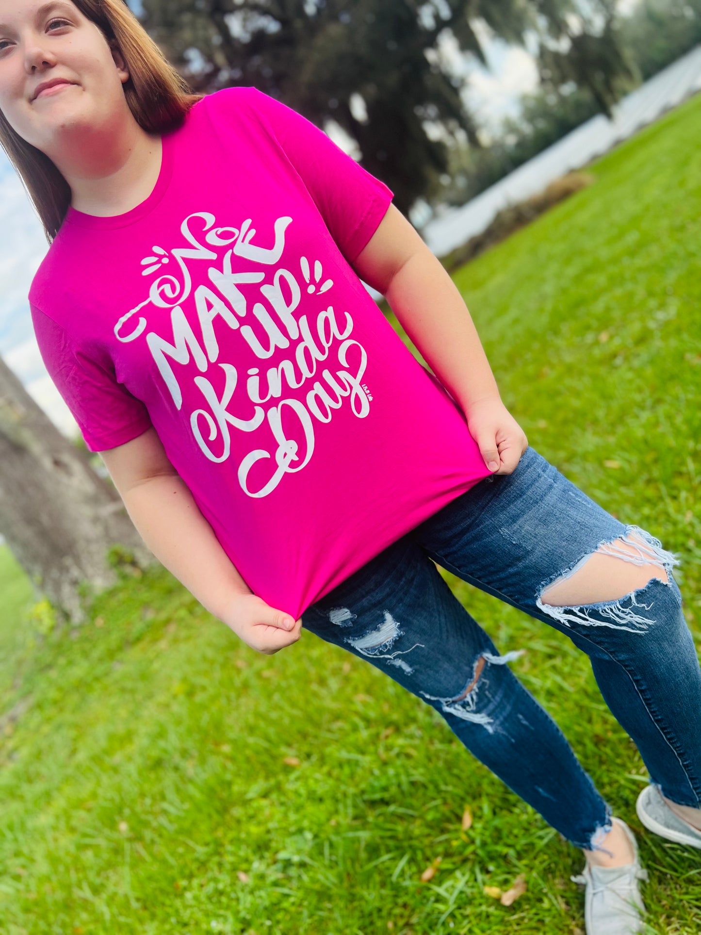 No Make up Kinda Day tee