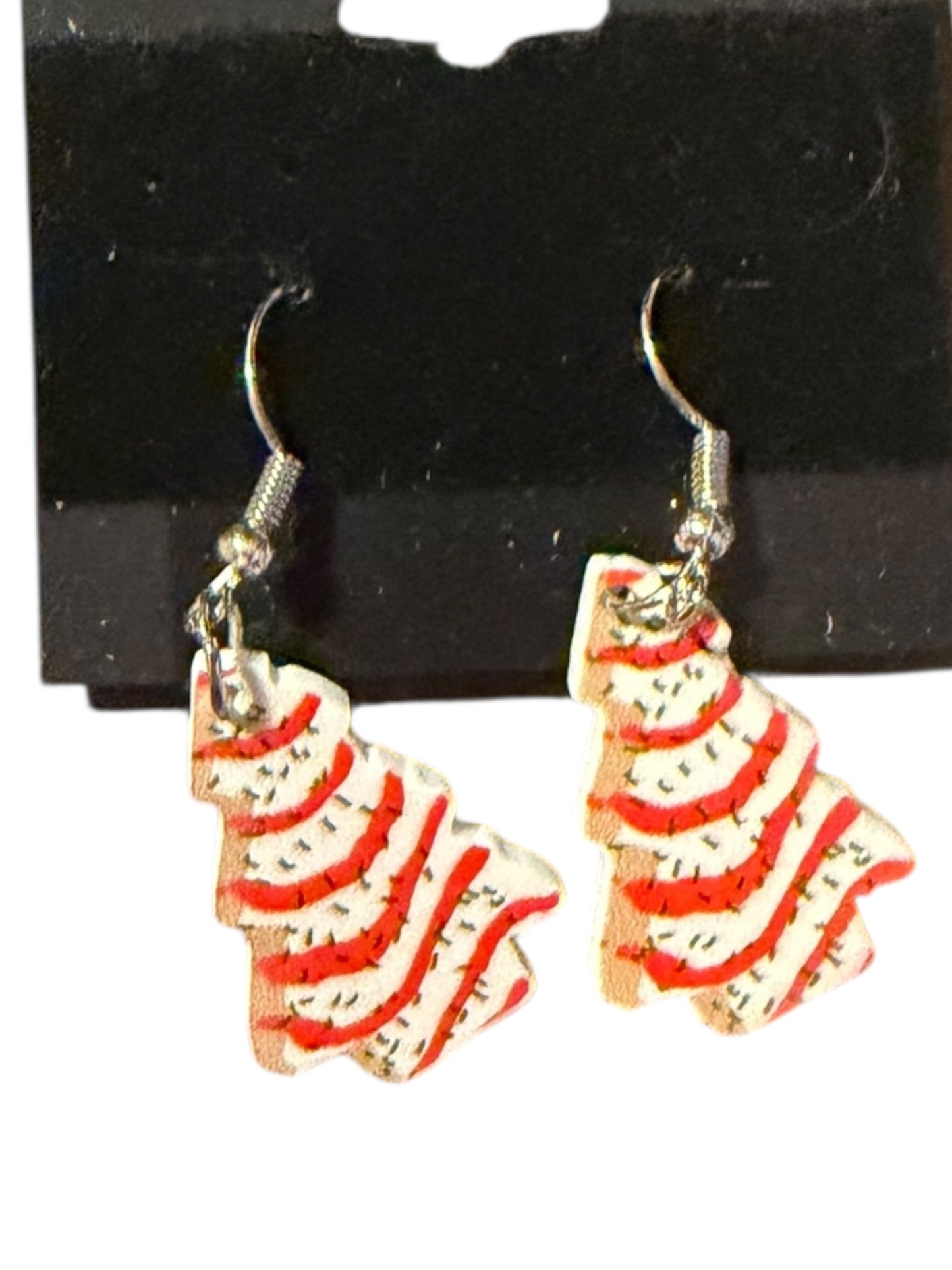 Christmas tree earrings