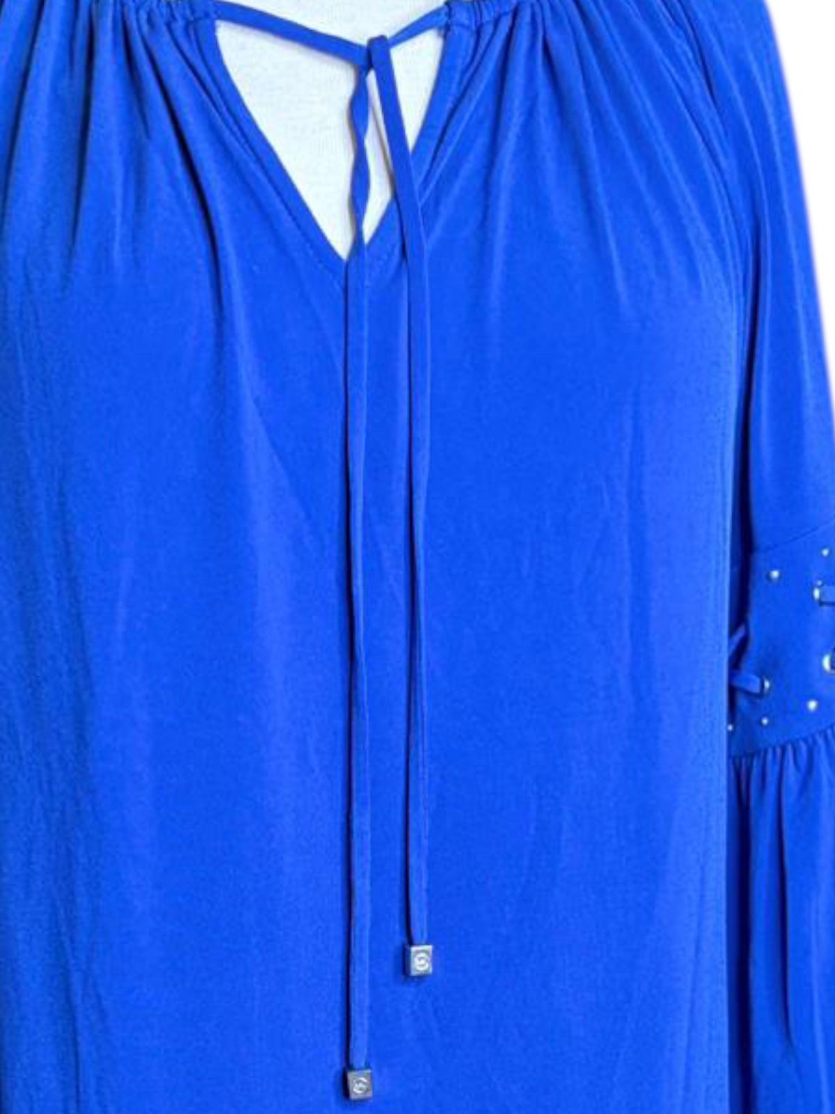 Michael Kors blue long sleeve dress
