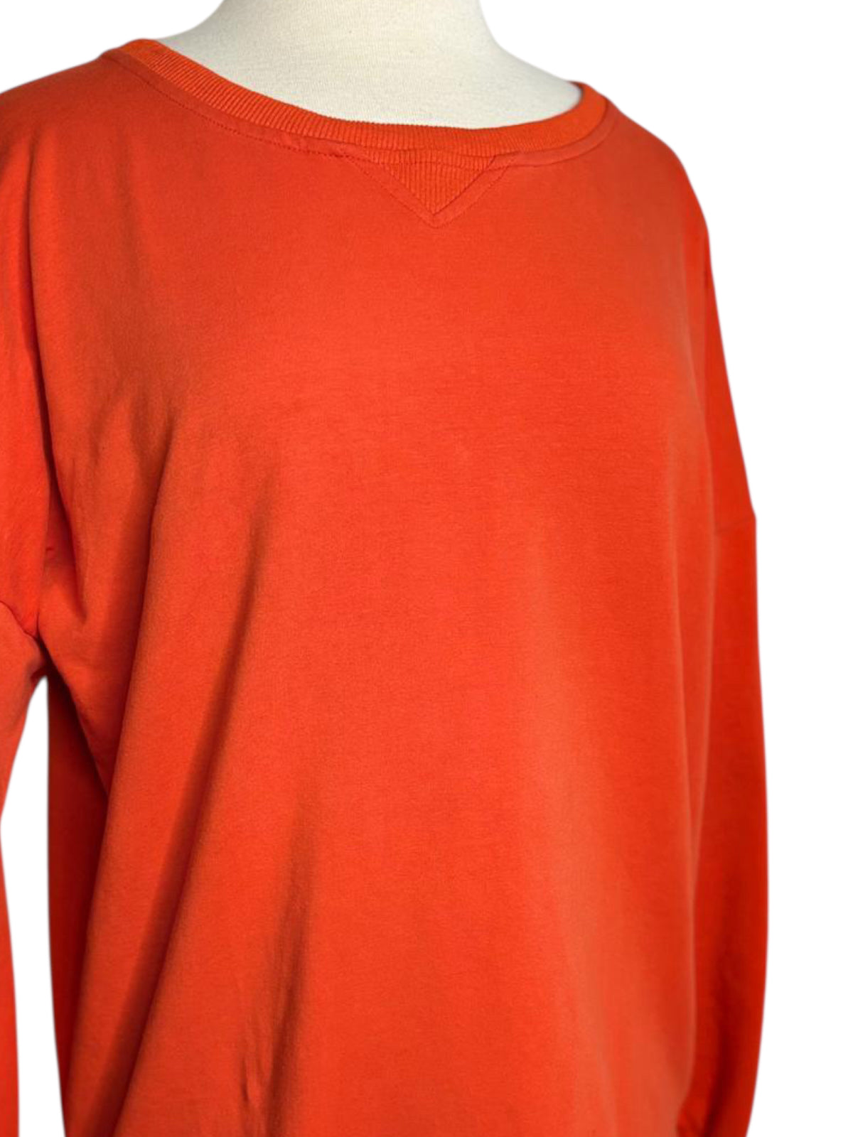 Orange sweatshirt
