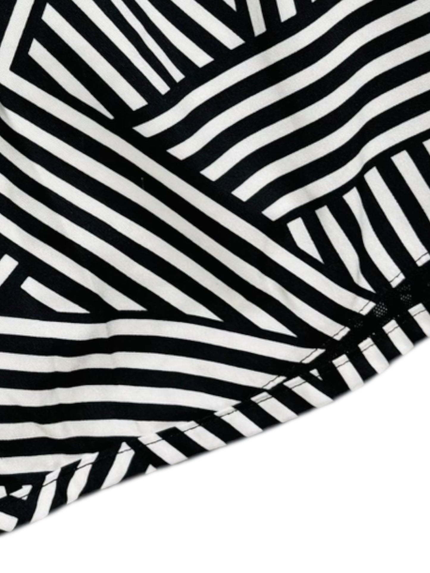 Athletic black and white shorts