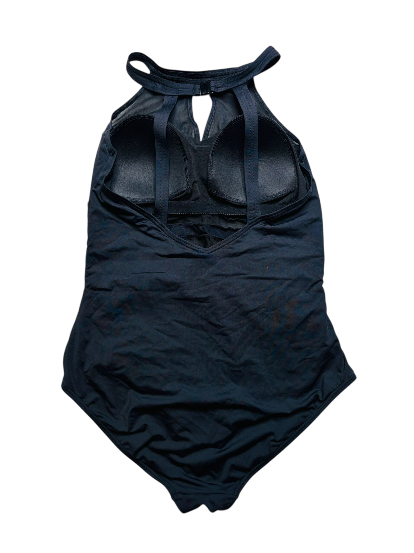 Black one piece black swim suit