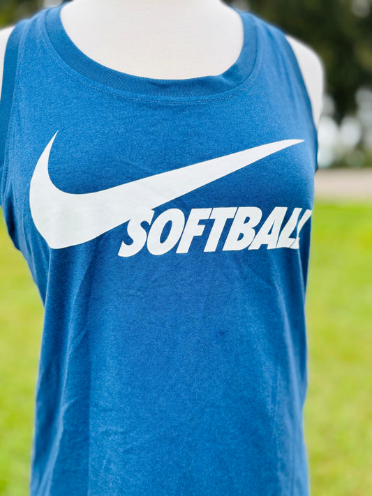 Nike softball razorback blue