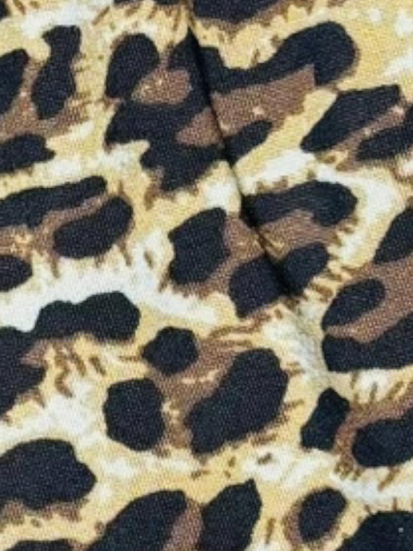 Athletic leopard shorts