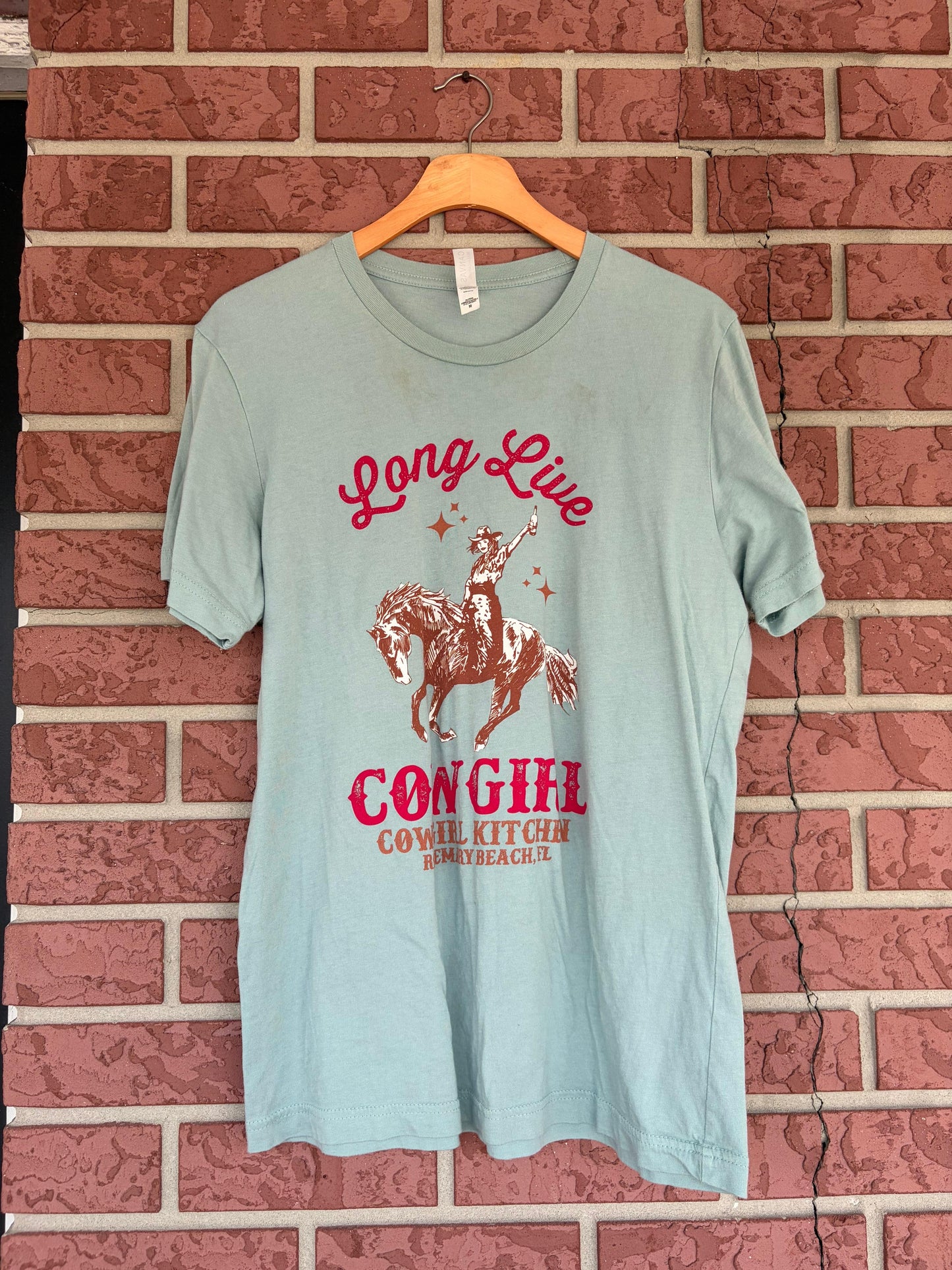 Long live cowgirl, mint  t-shirt