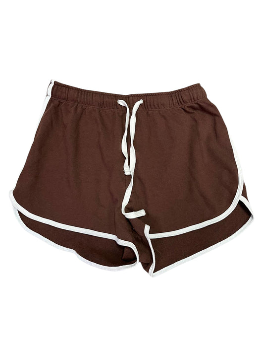 Brown shorts athletic