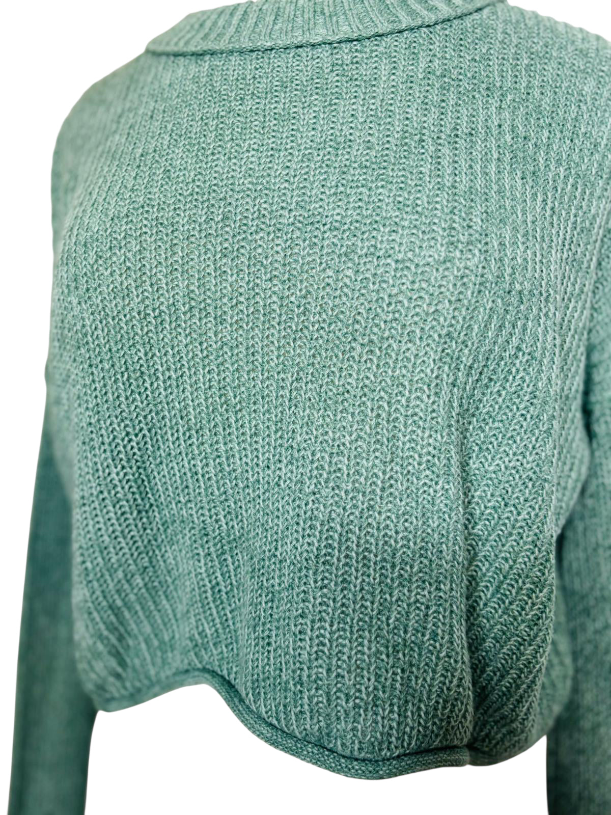 Wild Fable Green Sweater crop