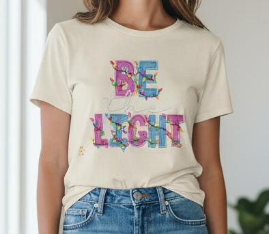 Be the Light Christmas tee