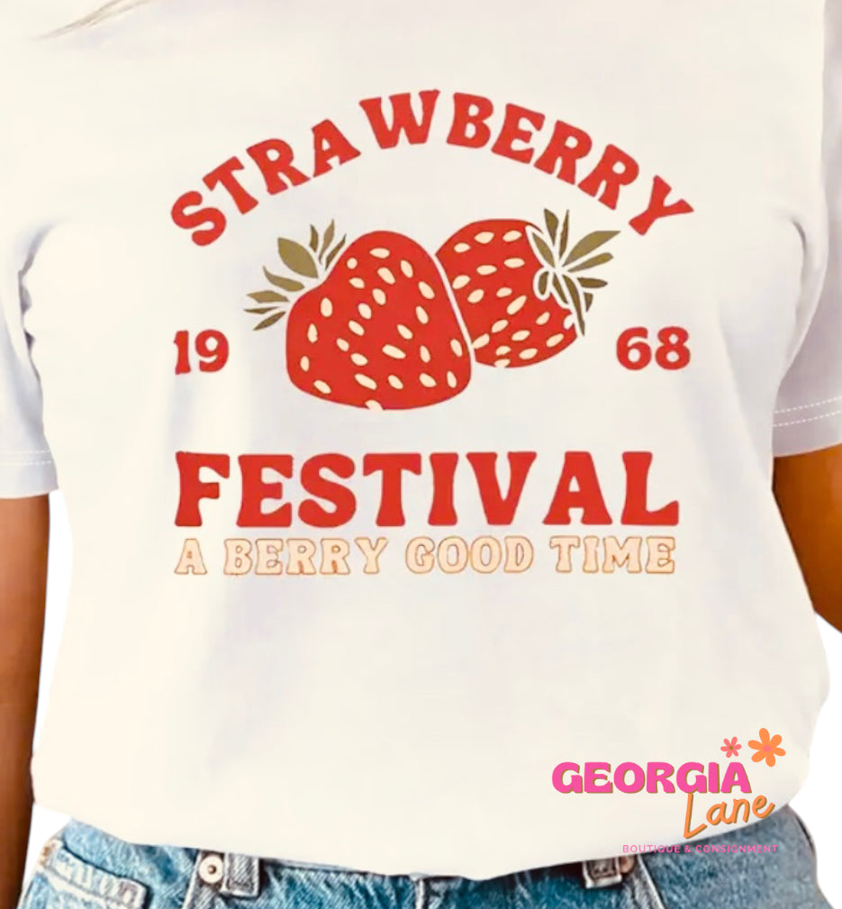 Strawberry Festival tee