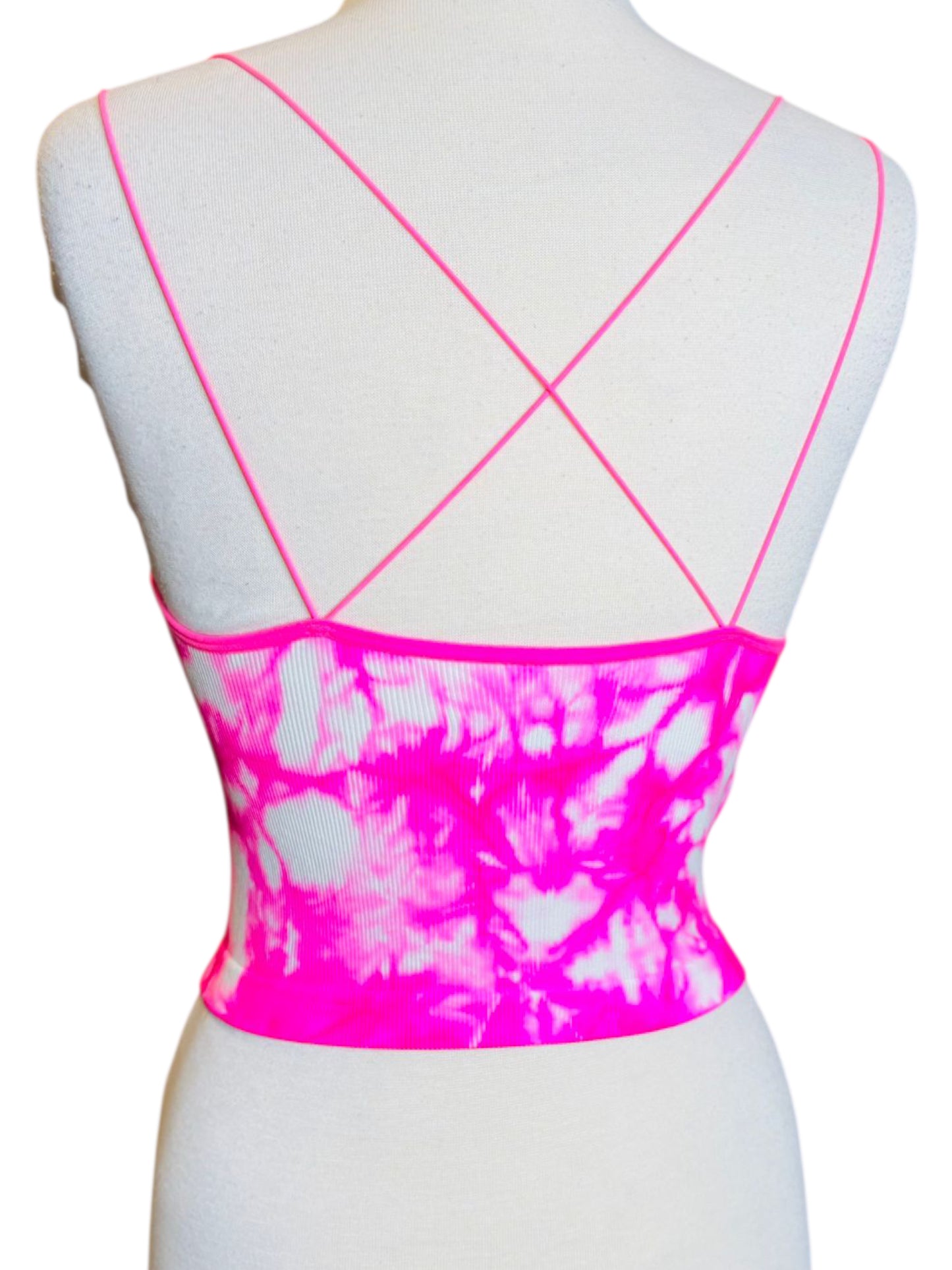 NoBo hot pink crop top