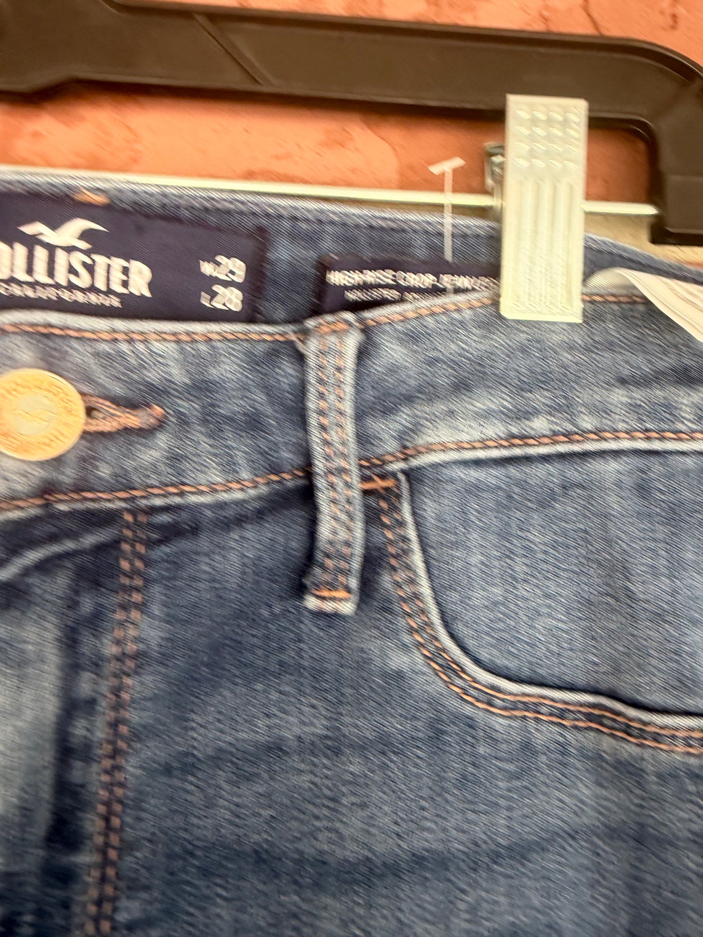 Hollister skinny dark denim jeans