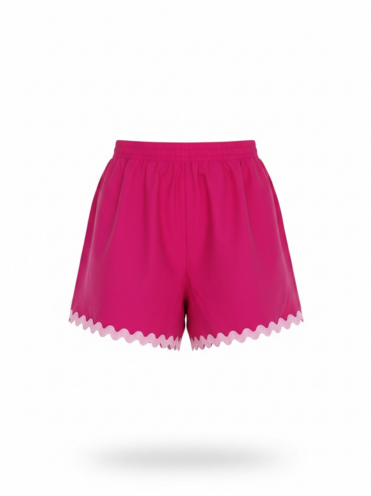 Pink chevron shorts