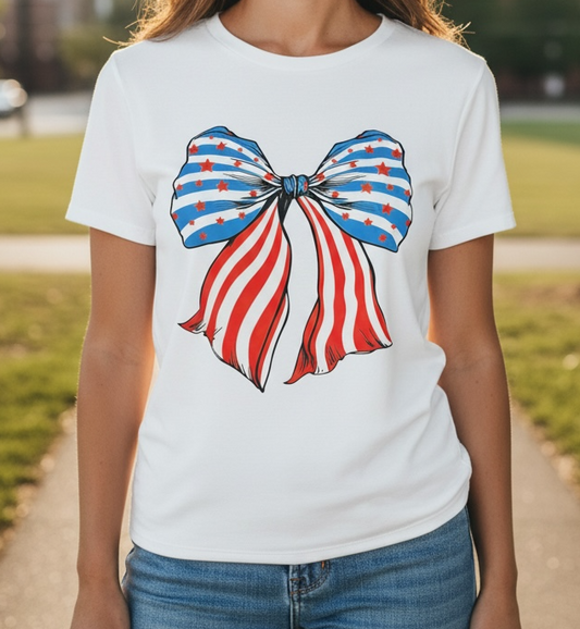 All American Bow t shirt