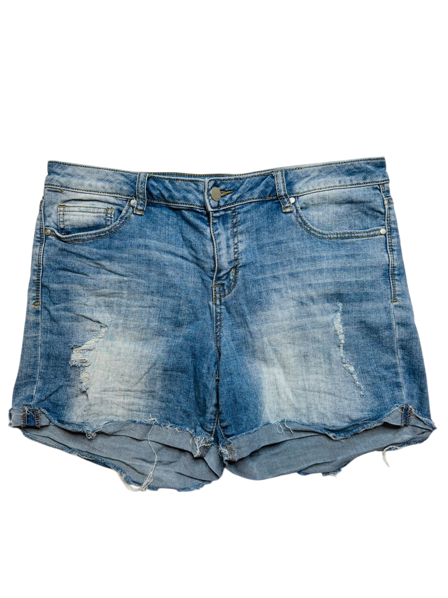 Versona distressed shorts