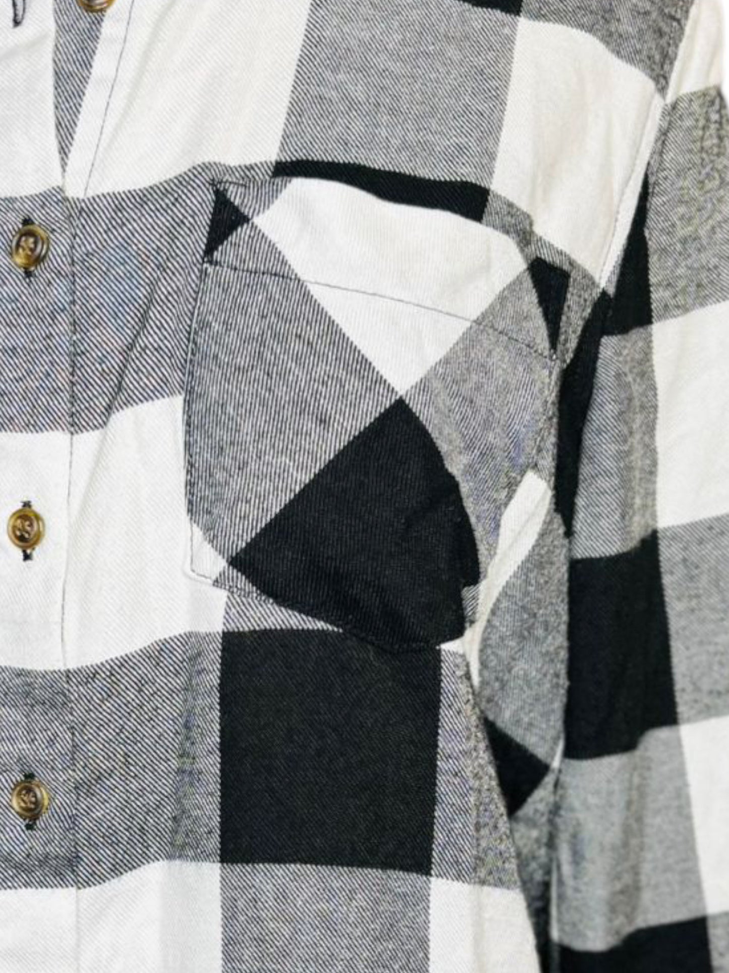 Pink rosé buffalo checkered flannel