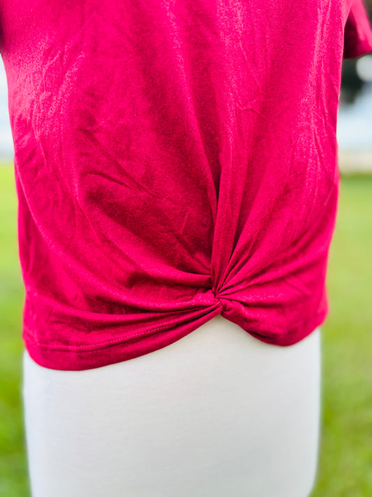 Adidas Burgundy athletic top