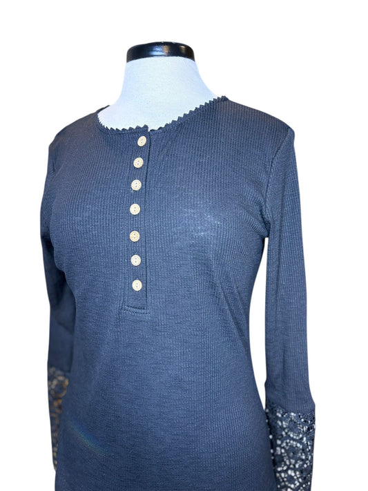 Blue Button long sleeve