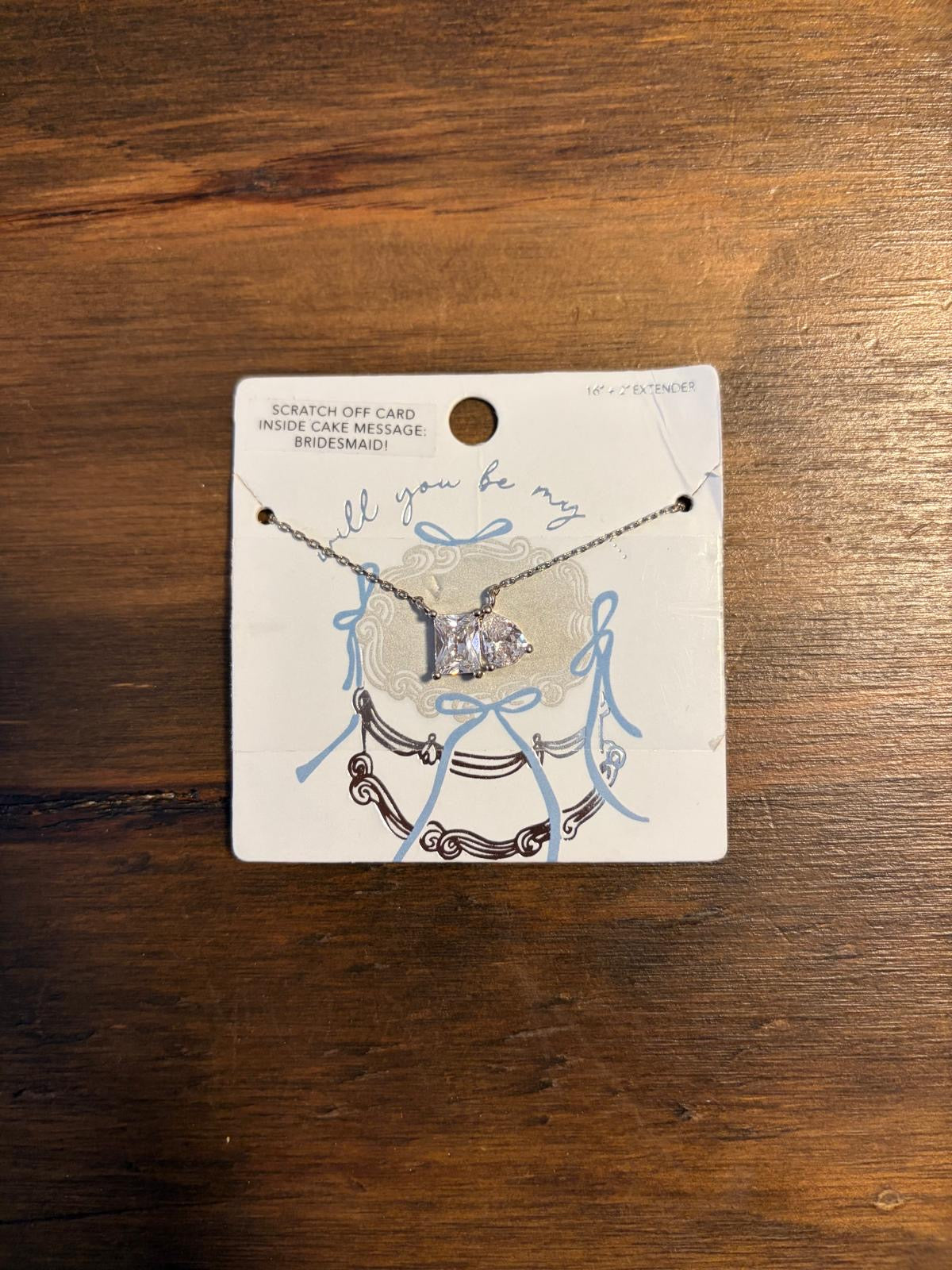 Will you be my bridesmaid necklace