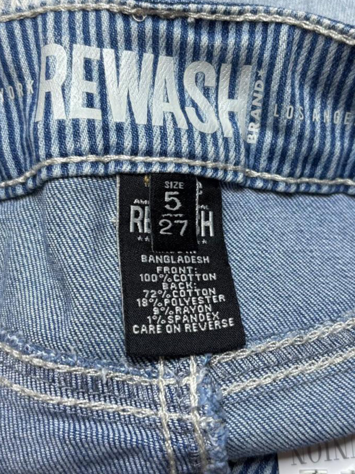 Rewash denim shorts