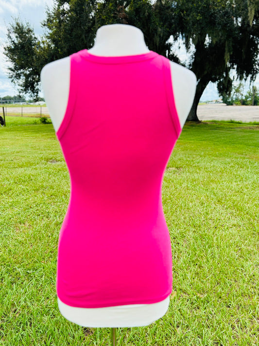 Pink tank top