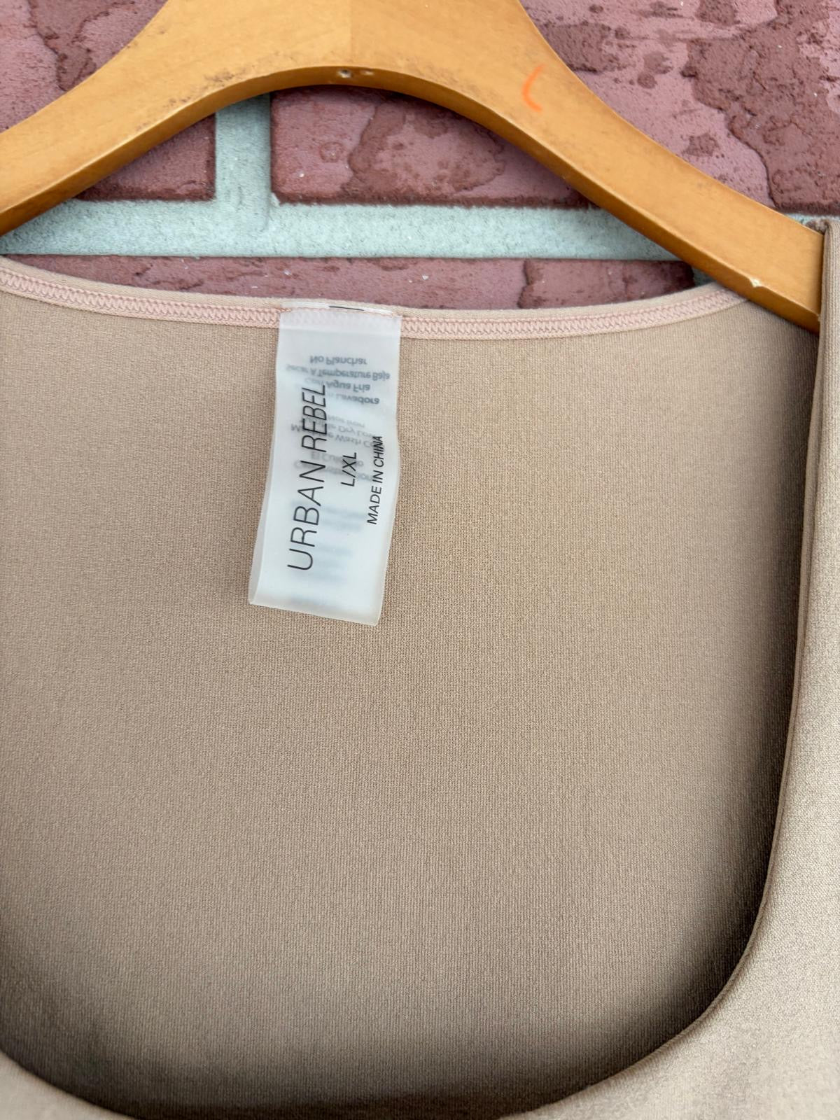 Urban Rebel tan bodysuit