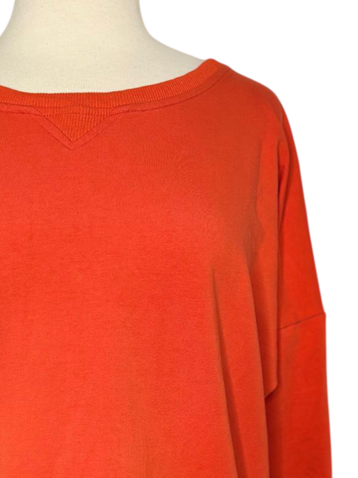 Orange sweatshirt