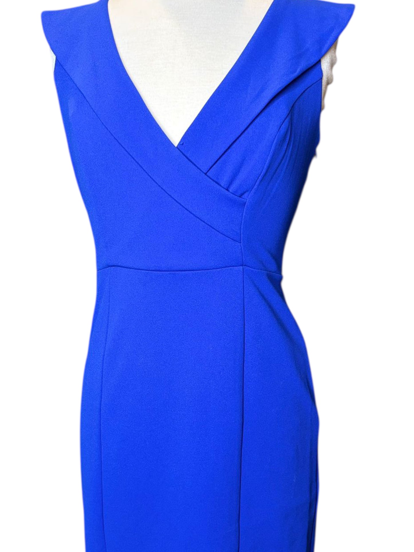 Pageant interview dress royal blue