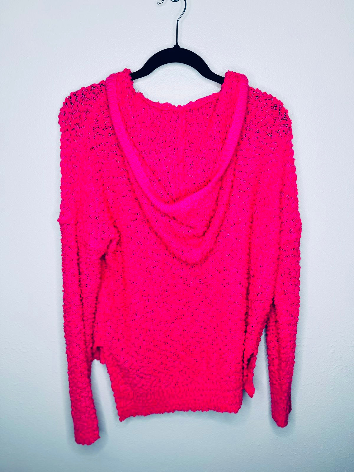 Hot Pink Sweater Hoodie