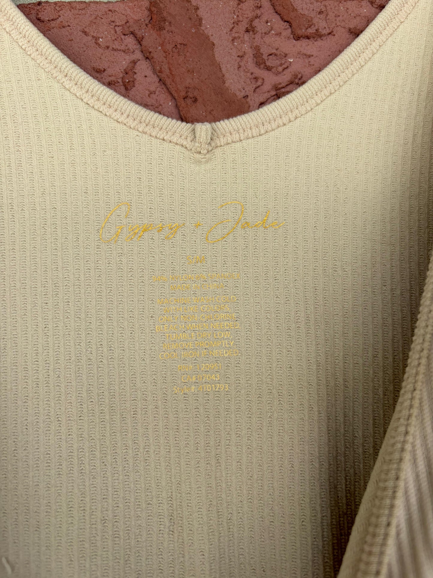 Gypsy & Jade Cream Bodysuit