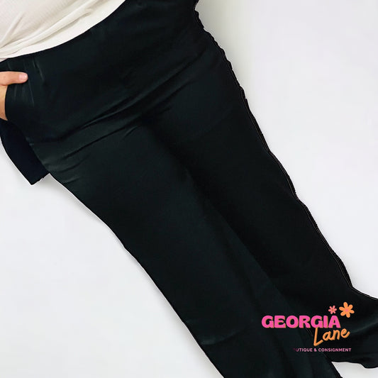 Black Silky Dress Pants