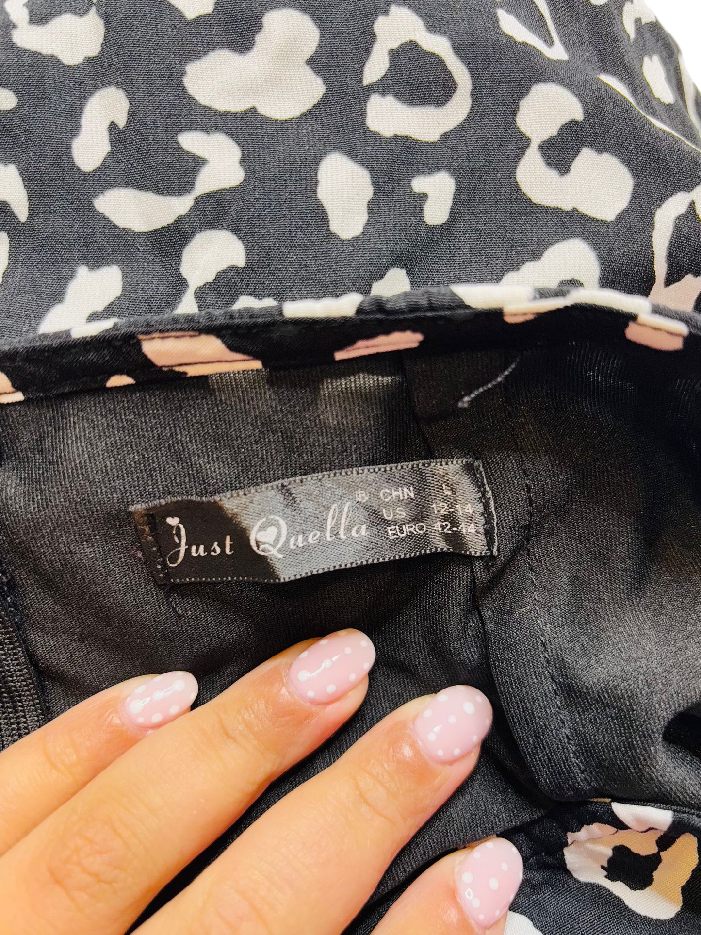 Cheetah print twirl skirt