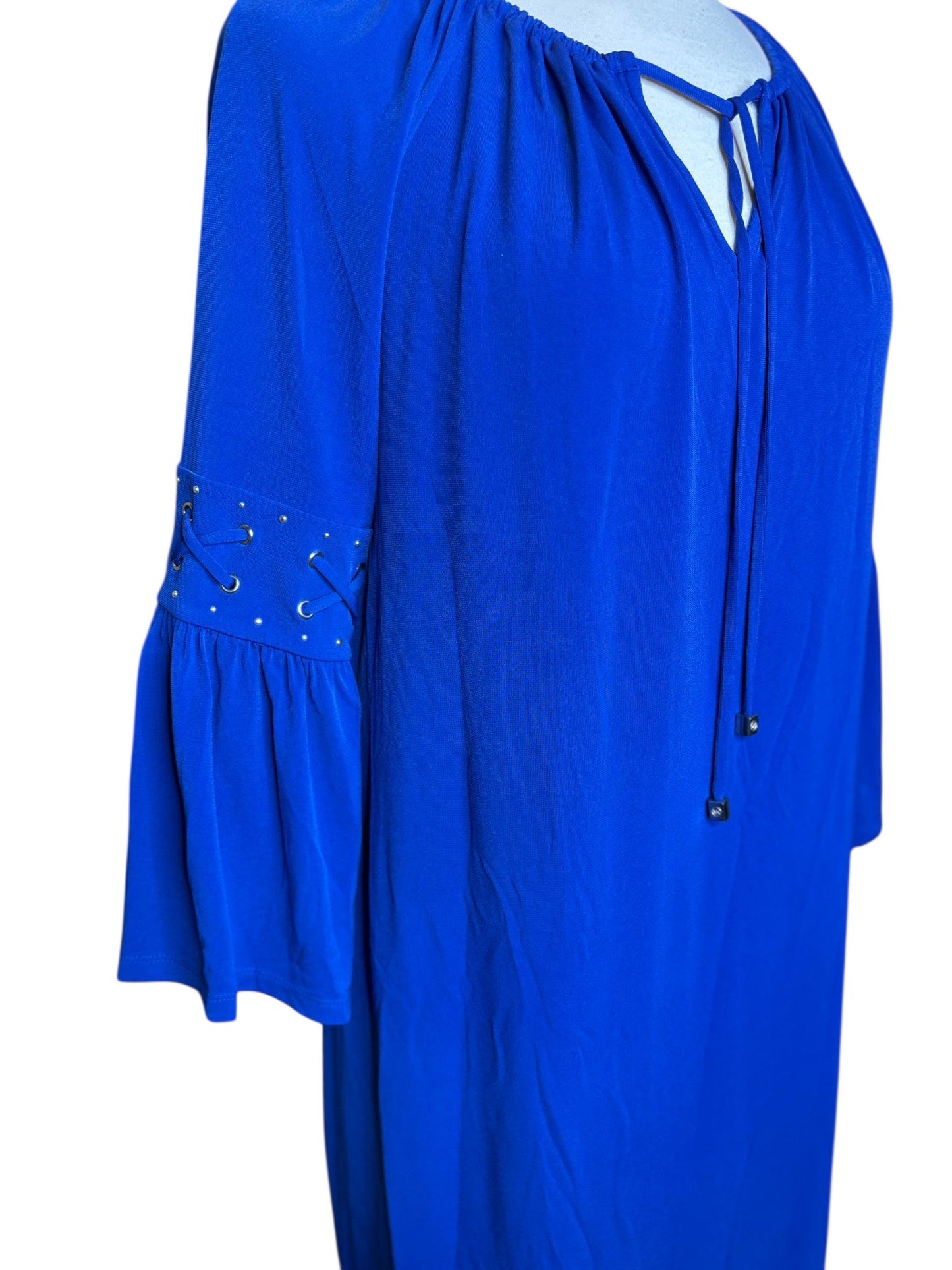 Michael Kors blue long sleeve dress