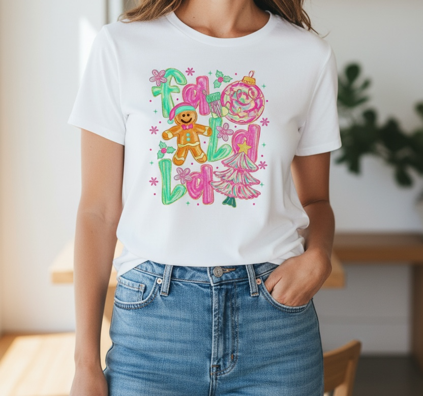 falala Christmas tee