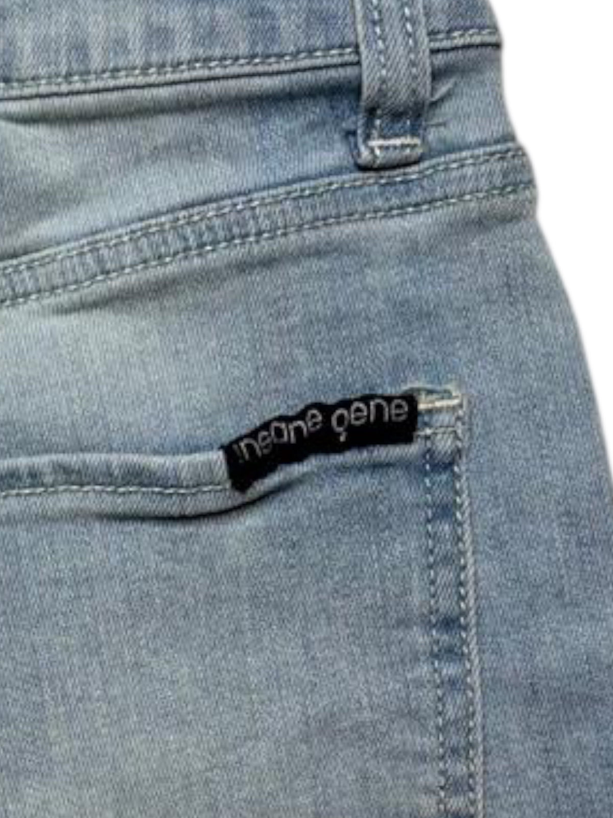 Insane Gene LA zipper shorts denim