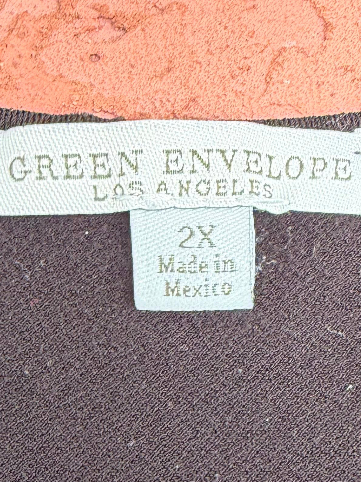 Green Envelope Black top