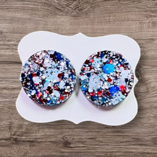 Red White and Blue earrings