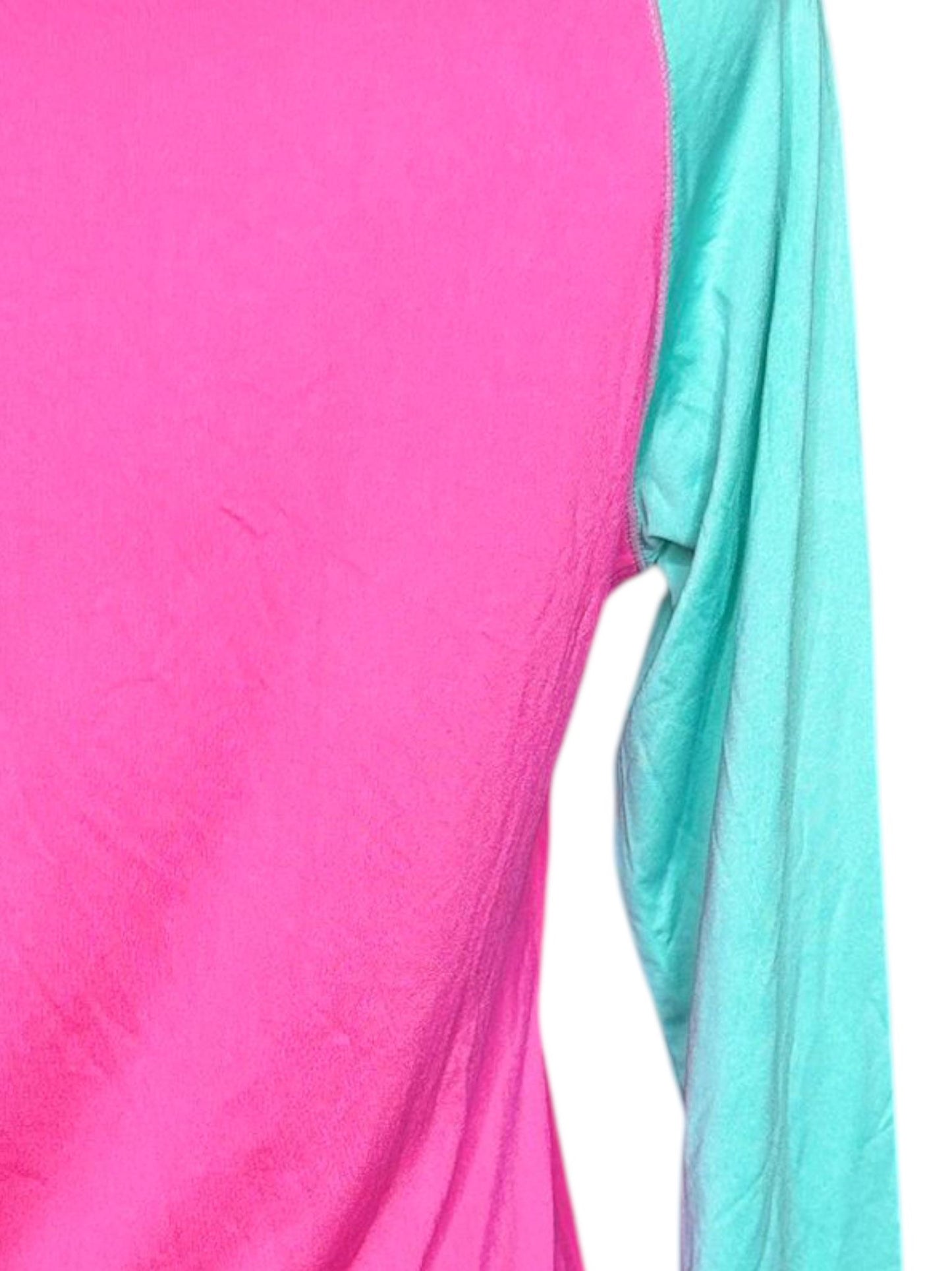 Reel Legends pink & aqua sun tee