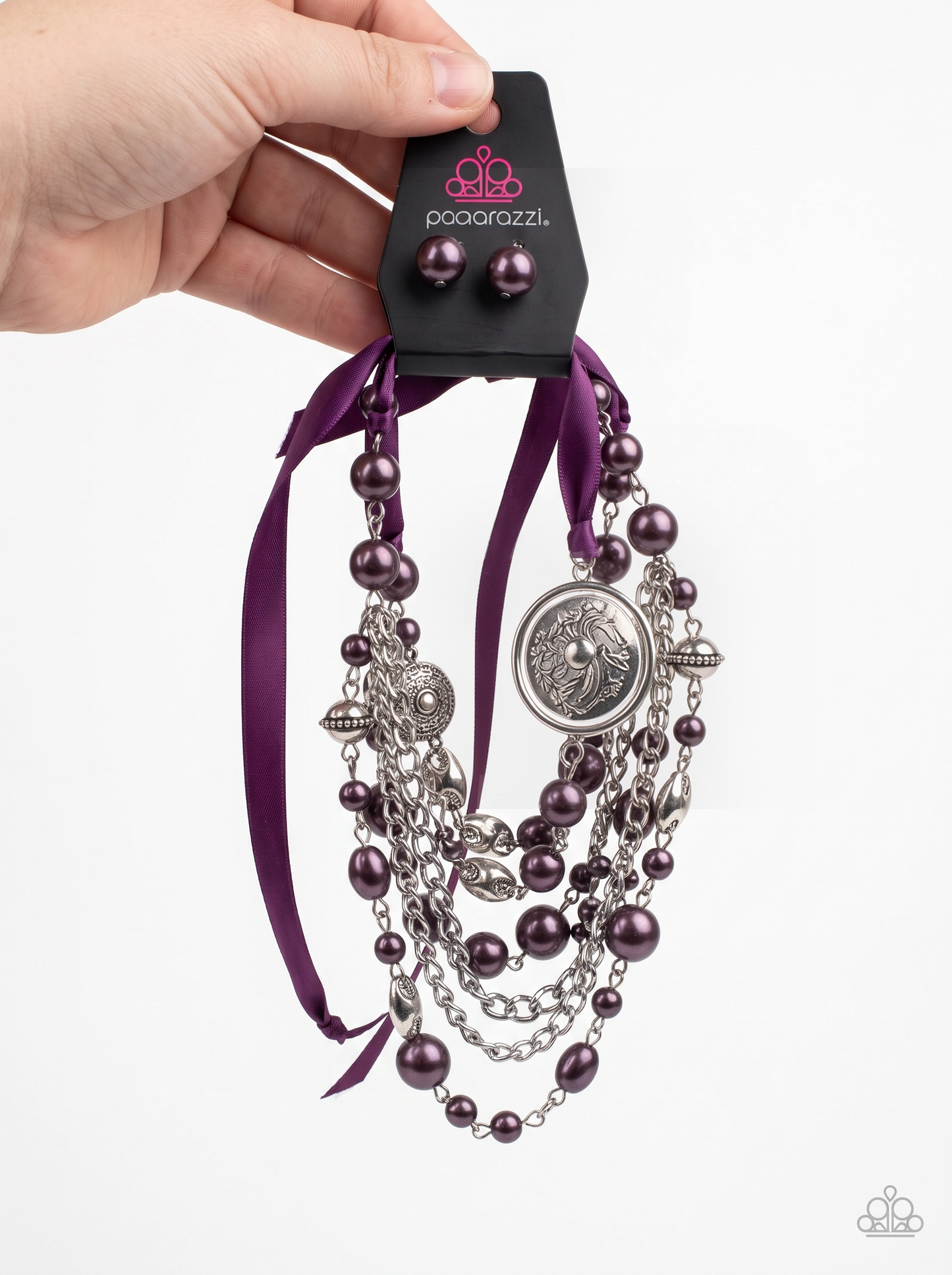 Paparazzi necklace and earrings set