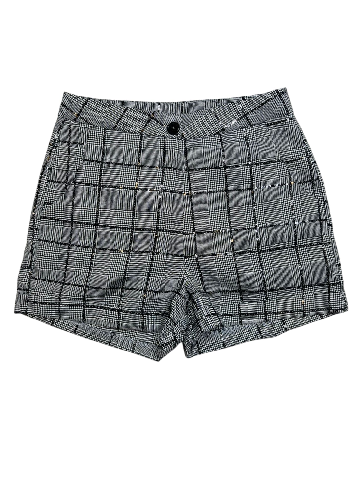 Blue Rain glitter bling shorts