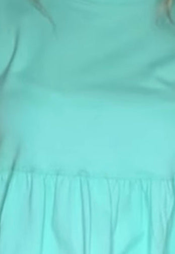 Teal tunic short sleeve tee
