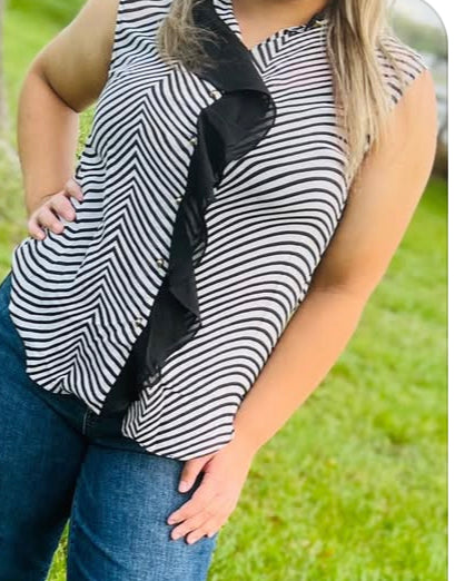 Zebra set blouse