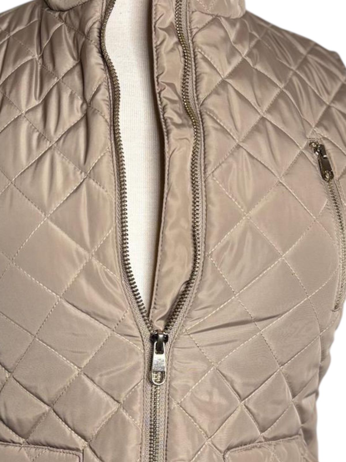 Copper key dark beige vest