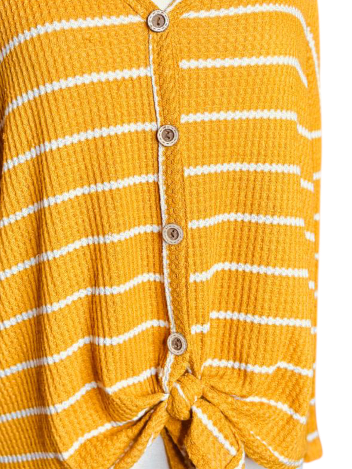 BiBi yellow stripe top