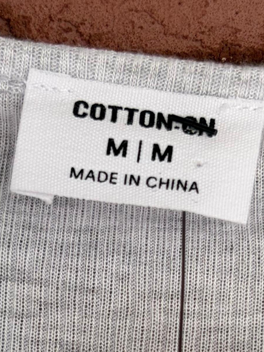 125 Cotton On Grey Top