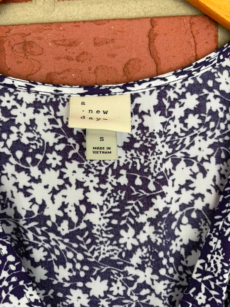 A New Day Purple Floral Dress