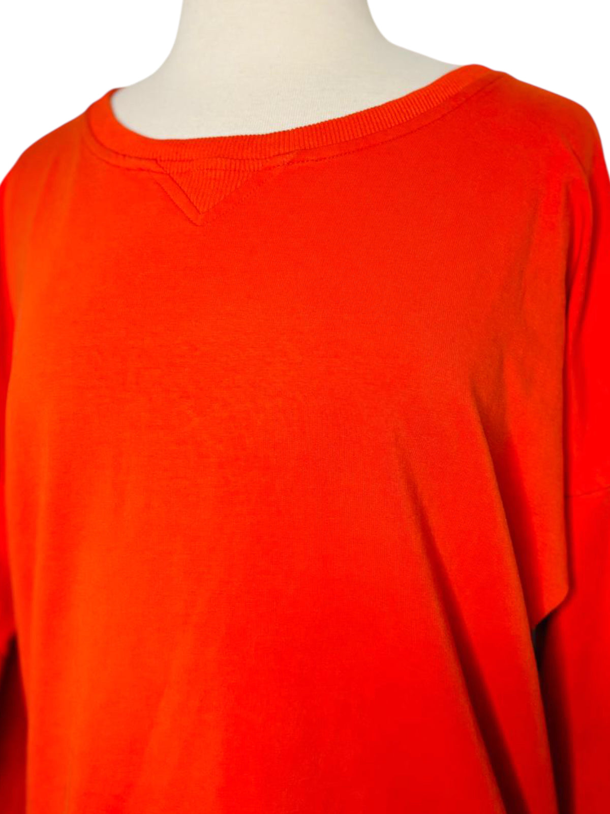 Orange sweatshirt