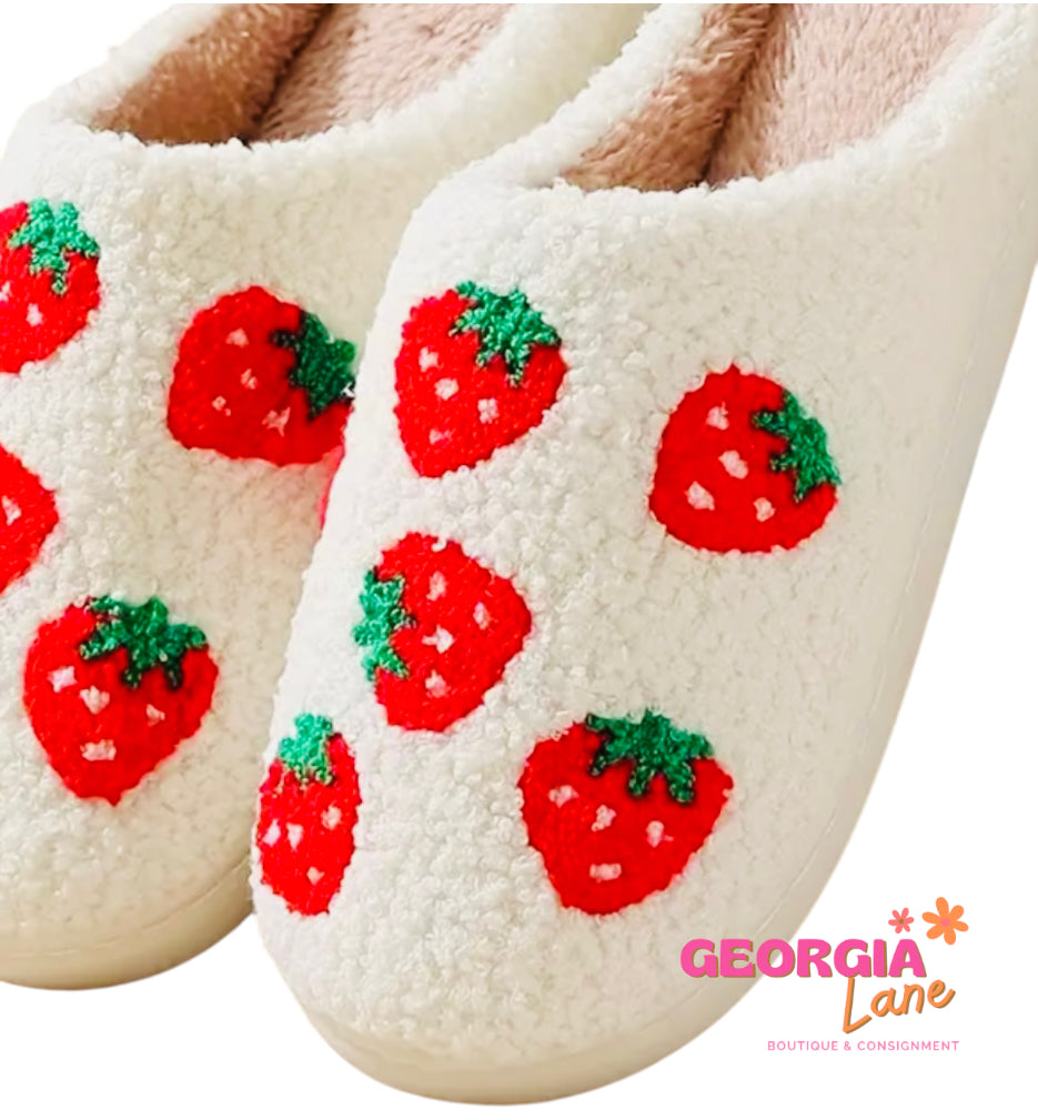 Strawberry slippers