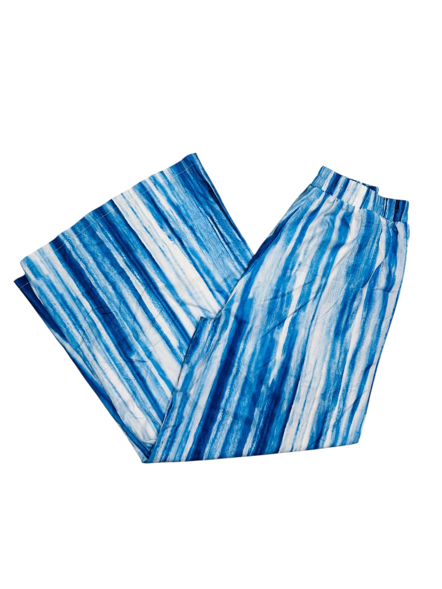 SHEIN blue marble pants