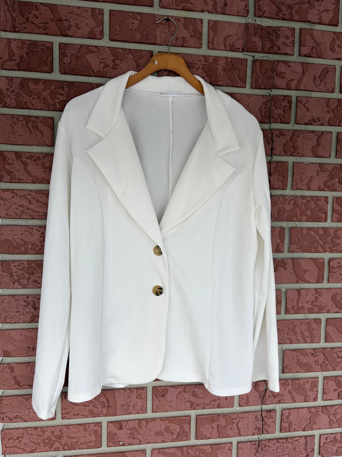WDOUBLJU WHITE BLAZER