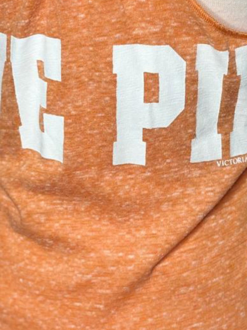 Pink by Victoria secret GATOR tank orange